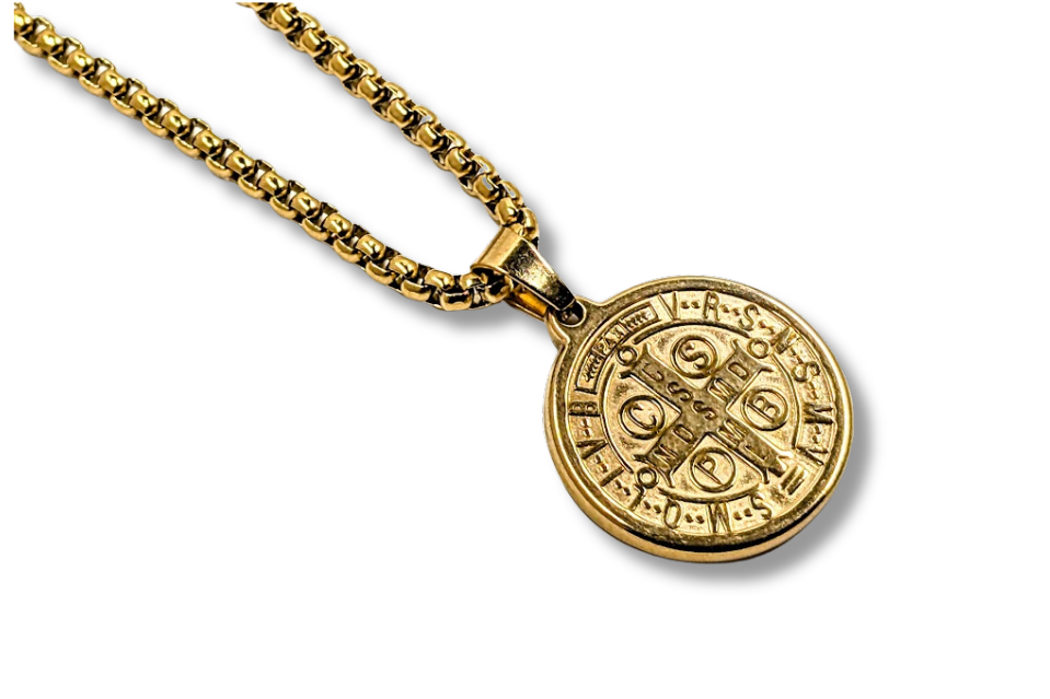 St. Benedict Medal Pendant Stainless Steel