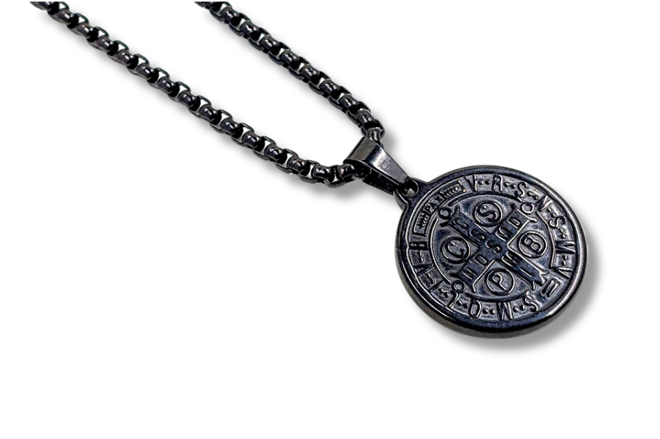St. Benedict Medal Pendant Stainless Steel