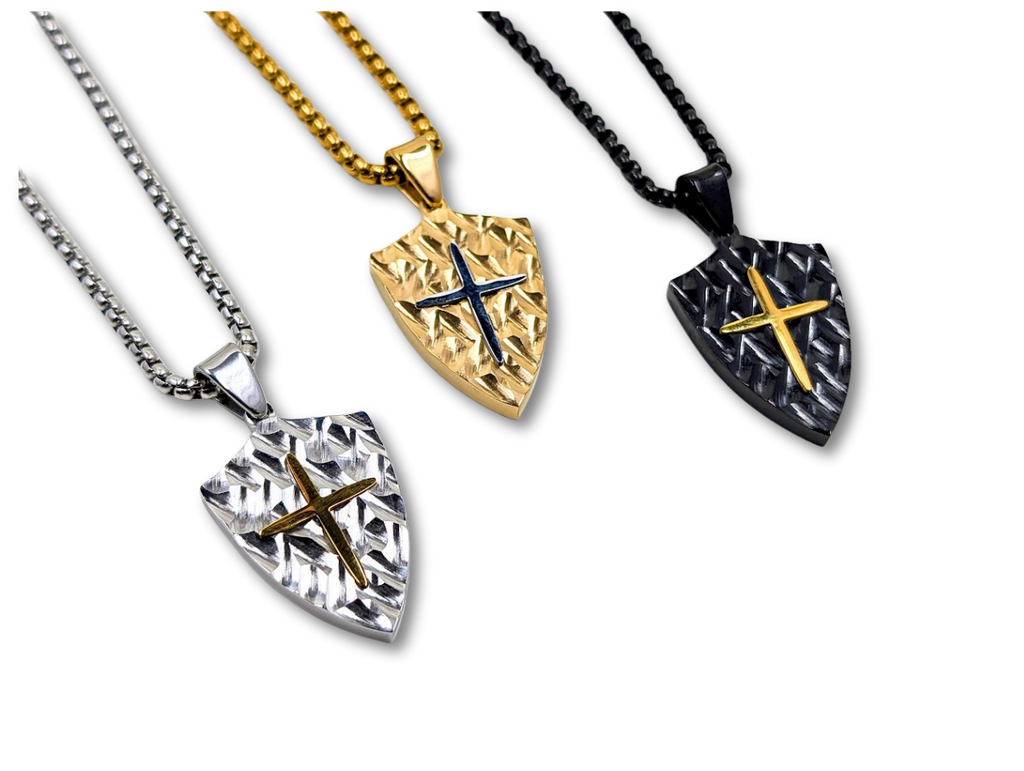 Shield of Faith Pendant Stainless Steel