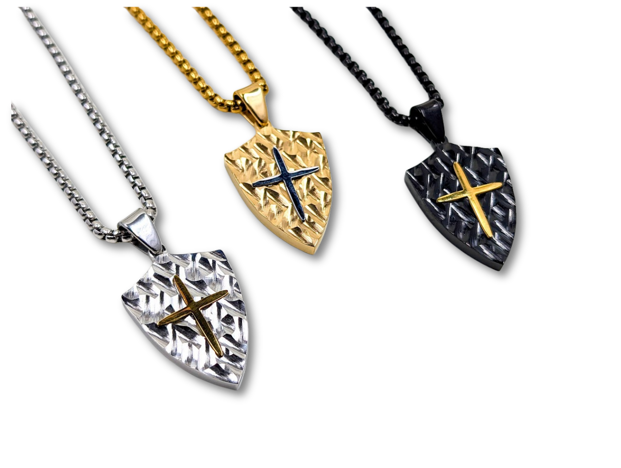 Shield of Faith Pendant Stainless Steel
