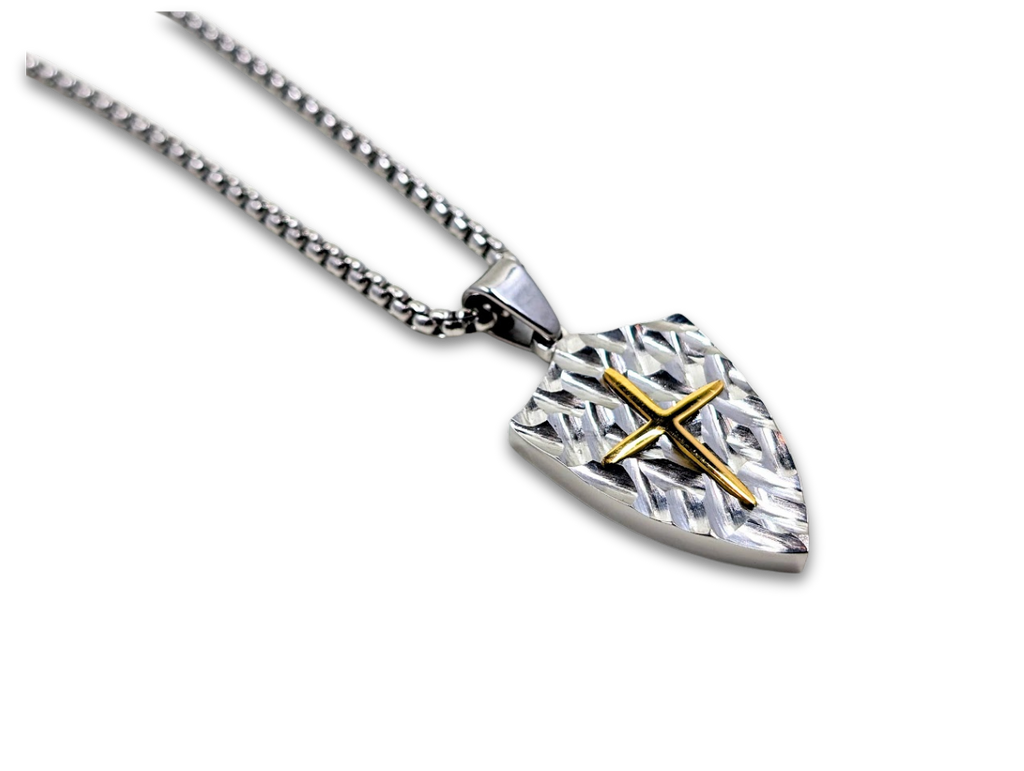 Shield of Faith Pendant Stainless Steel
