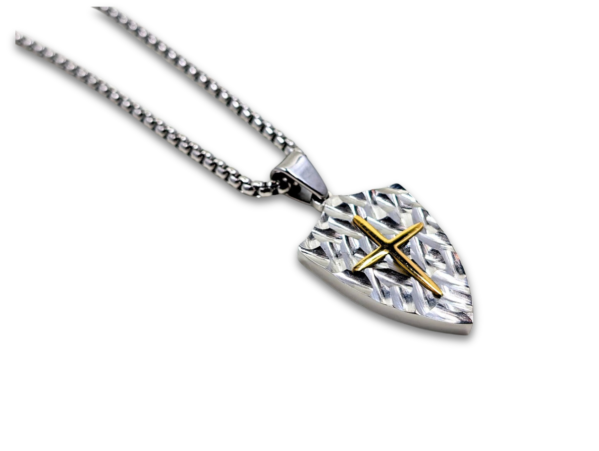 Shield of Faith Pendant Stainless Steel