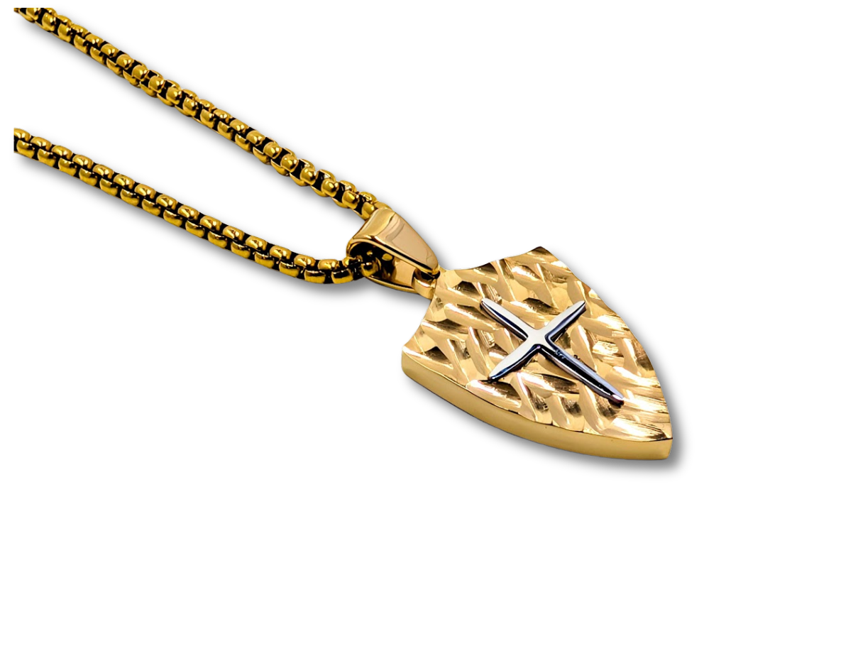Shield of Faith Pendant Stainless Steel
