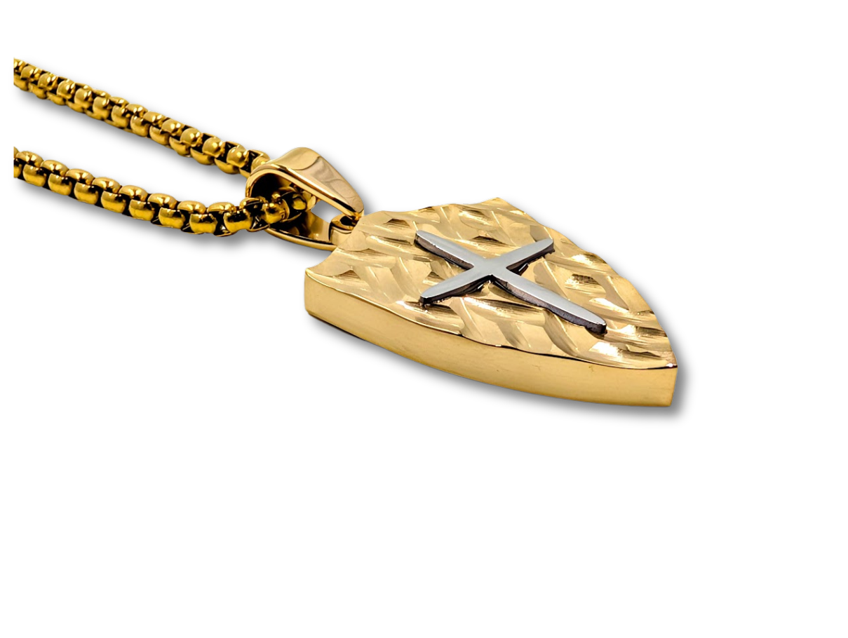 Shield of Faith Pendant Stainless Steel