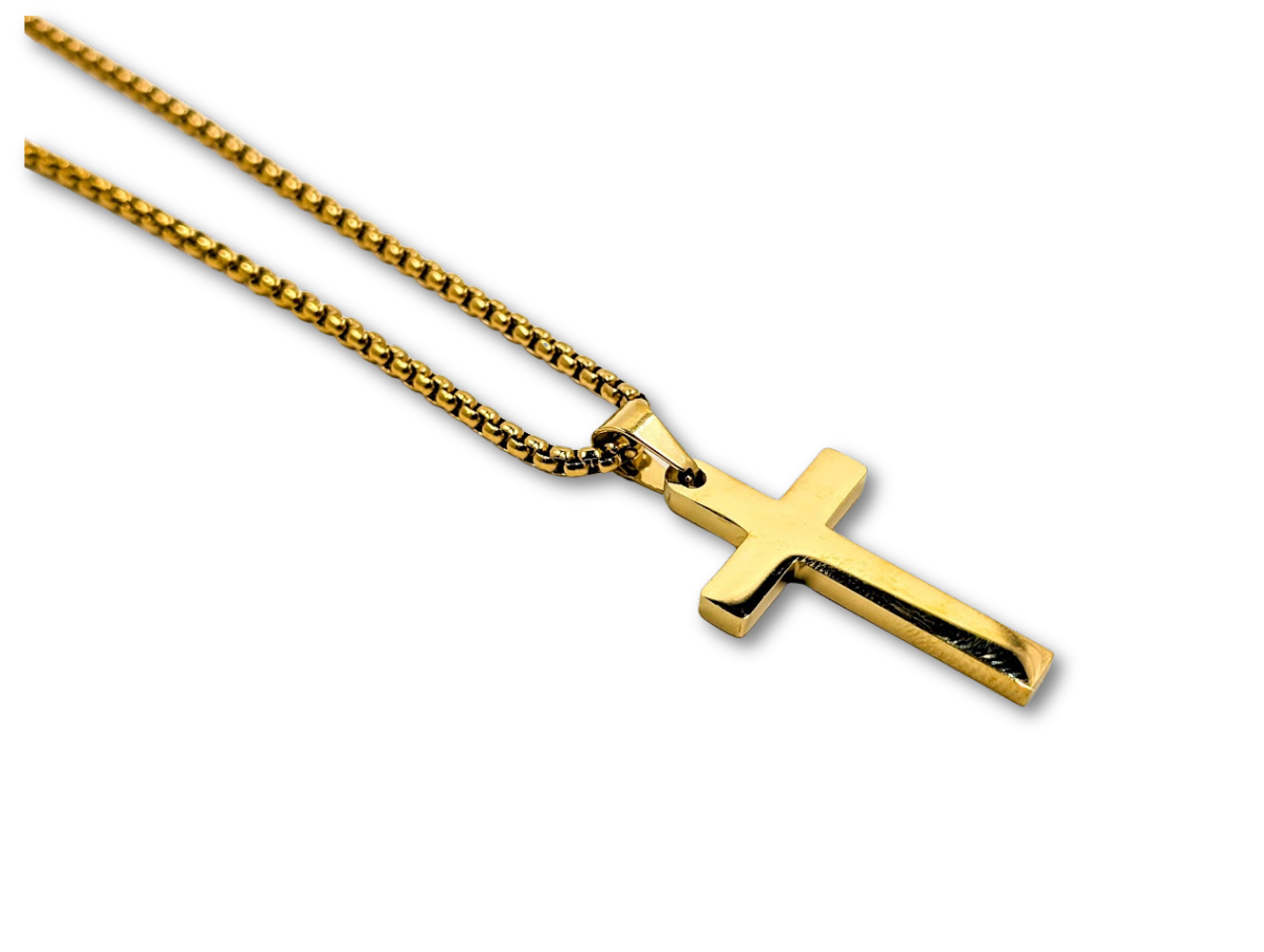 Plain Cross Pendant Stainless Steel