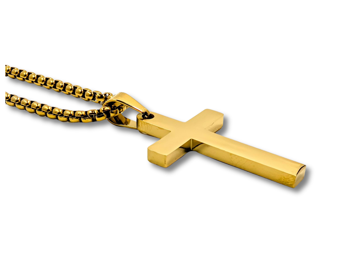 Plain Cross Pendant Stainless Steel