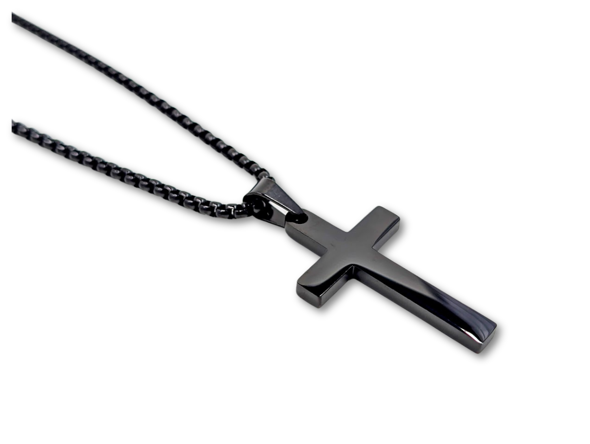 Plain Cross Pendant Stainless Steel