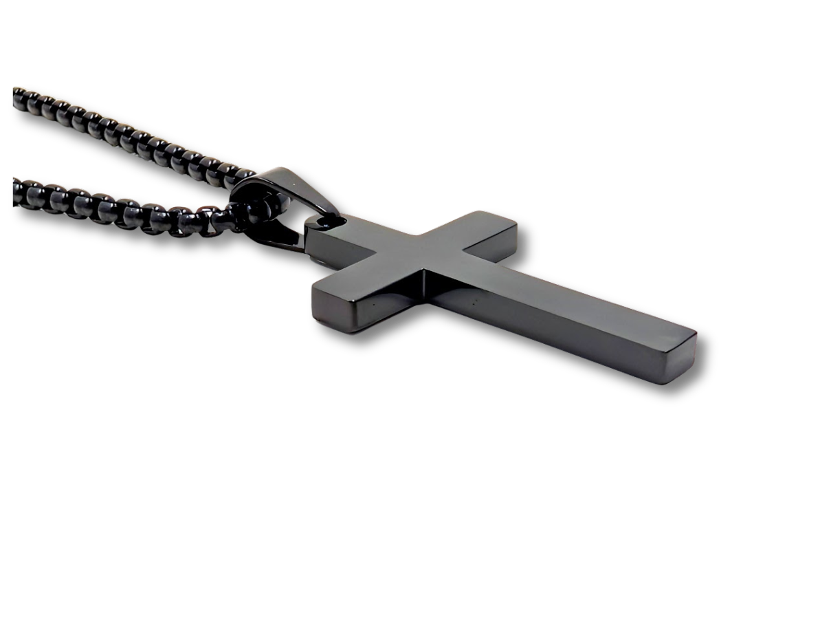 Plain Cross Pendant Stainless Steel