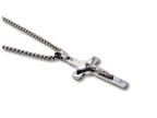 St. Benedict Crucifix Large Pendant Stainless Steel