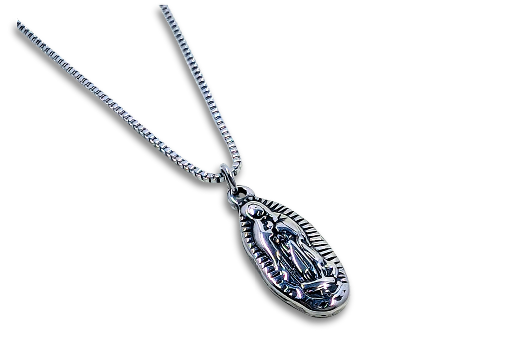 Our Lady of Guadalupe Pendant Stainless Steel