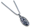 Our Lady of Guadalupe Pendant Stainless Steel