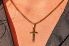 3D Cross Pendant Stainless Steel