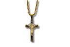 St. Benedict Crucifix Small Pendant Stainless Steel