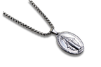 Miraculous Medal Pendant Stainless Steel