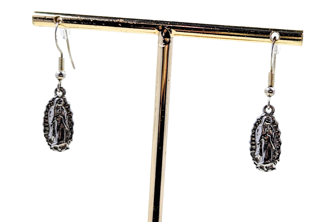 Our Lady of Guadalupe Earrings Stainless Steel