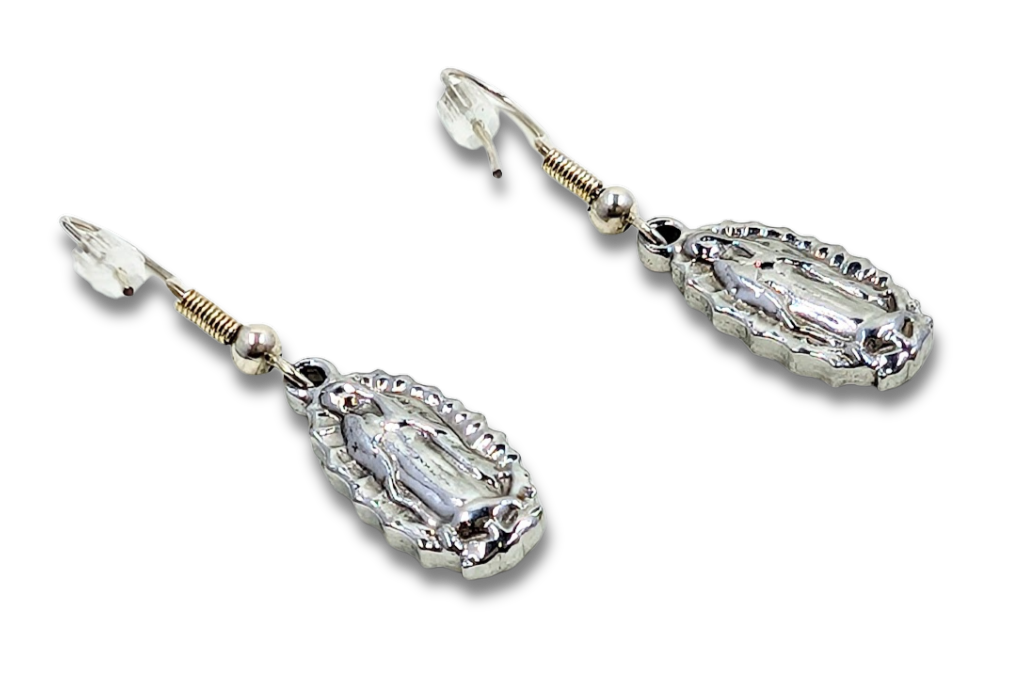 Our Lady of Guadalupe Earrings Stainless Steel