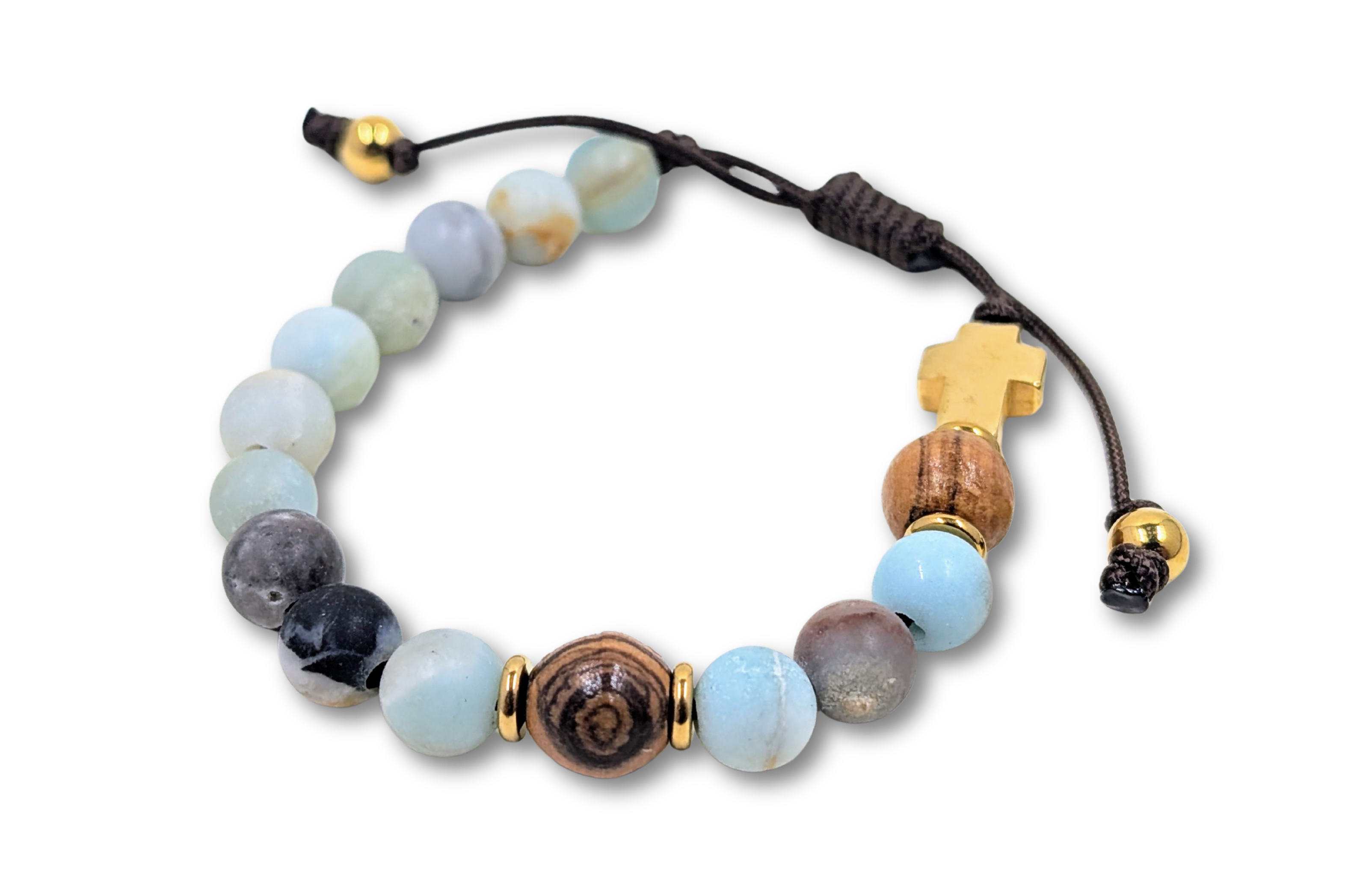 Theotokos Decade Paracord Rosary Bracelet