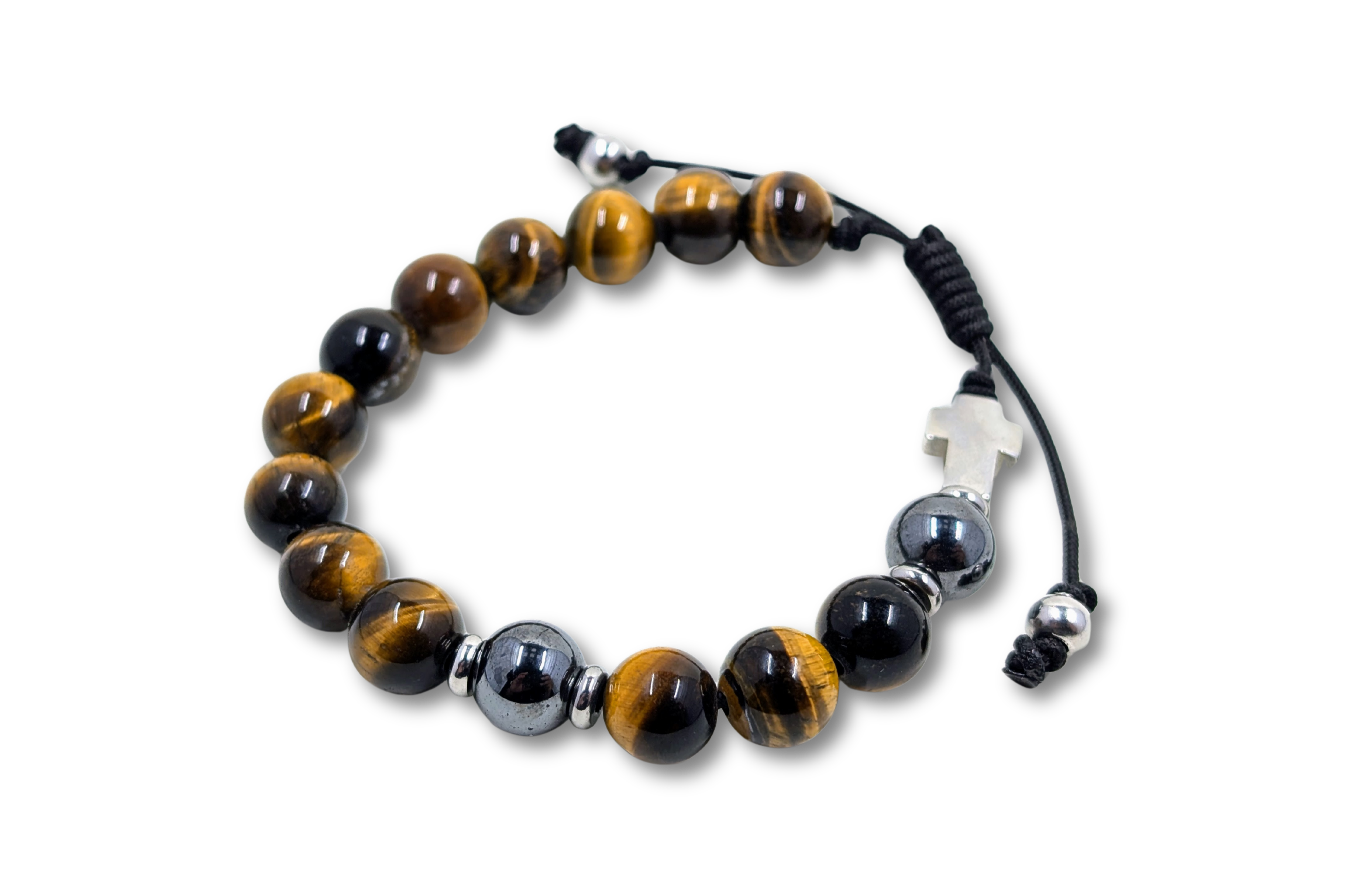Traveler Decade Paracord Rosary Bracelet