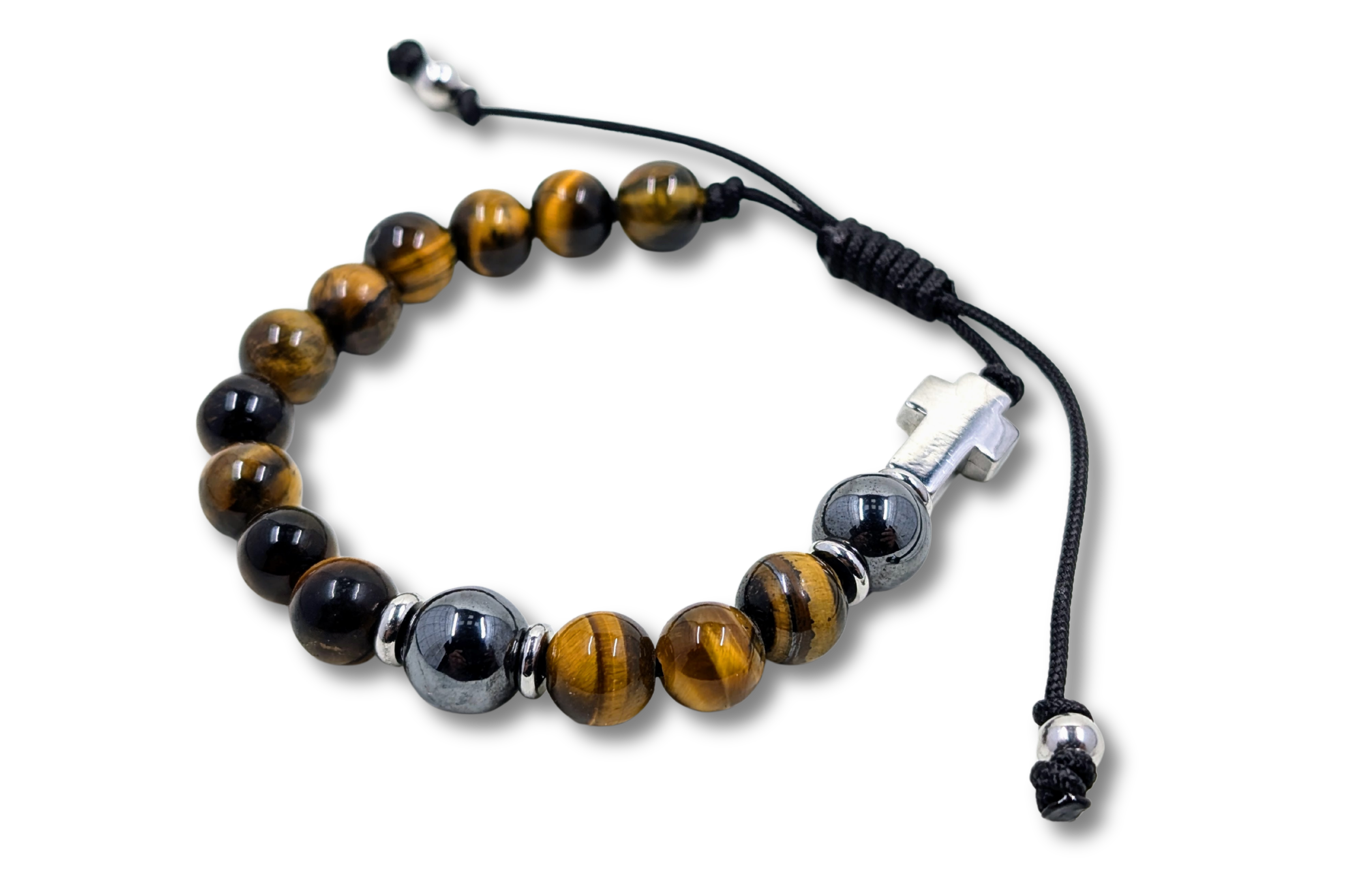 Traveler Decade Paracord Rosary Bracelet